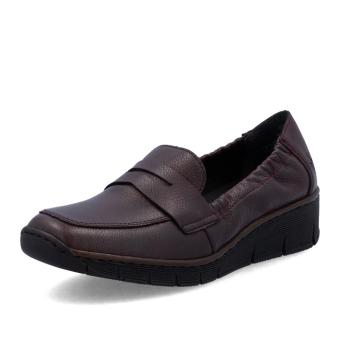 Dámské mokasíny RIEKER 53797-35 červená W5