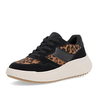 Dámské tenisky RIEKER W1702-90 černá W5