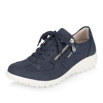 Dámské polobotky RIEKER 59501-14 modrá S6