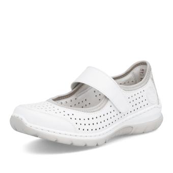 Dámské baleríny RIEKER L32B5-82 bílá S6