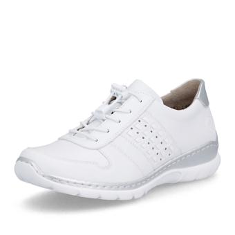 Dámské polobotky RIEKER L32F3-80 bílá S6