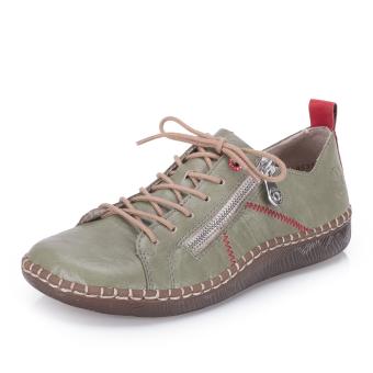Dámské polobotky RIEKER N2401-54 zelená S6