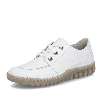 Dámské polobotky RIEKER N2402-80 bílá S6