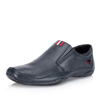 Pánské mokasíny RIEKER 06367-14 modrá S5