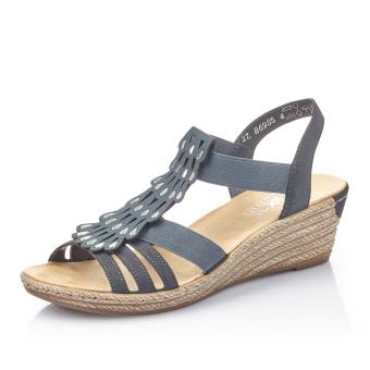 Dámské sandály RIEKER 62436-14 modrá S5
