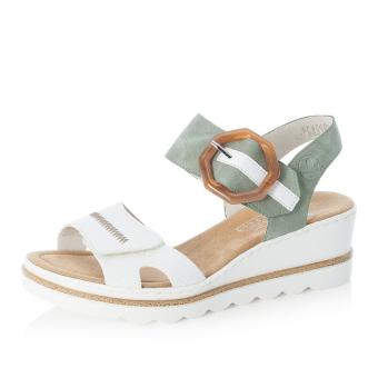 Dámské sandály RIEKER 67476-81 bílá S5