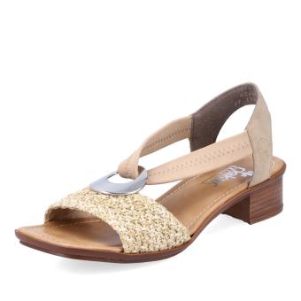 Dámské sandály RIEKER 62664-61 béžová S5