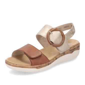 Dámské sandály REMONTE R6853-90 hnědá S6