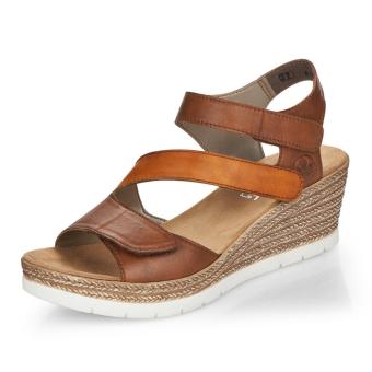 Dámské sandály RIEKER 61922-24 hnědá S3
