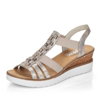 Dámské sandály RIEKER V3822-90 béžová S5