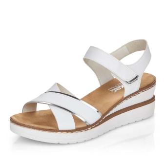 Dámské sandály RIEKER V38G9-80 bílá S5