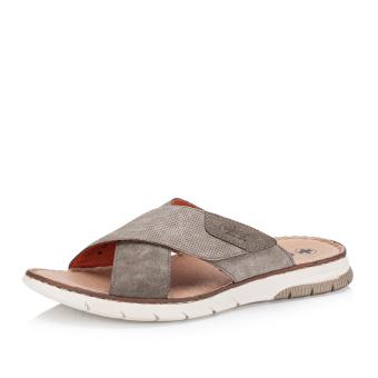 Pánské nazouváky RIEKER 25283-25 šedá S5