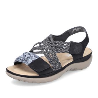 Dámské sandály RIEKER 64889-00 černá S5