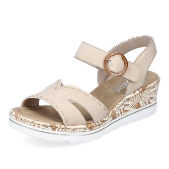 Dámské sandály RIEKER 67173-60 béžová S4