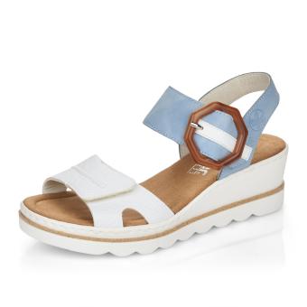 Dámské sandály RIEKER 67476-10 bílá S5