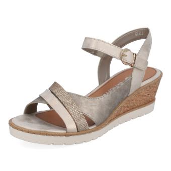 Dámské sandály REMONTE R6263-60 béžová S4