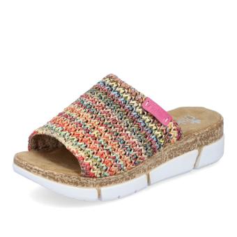 Dámské nazouváky RIEKER V2369-90 červená S5