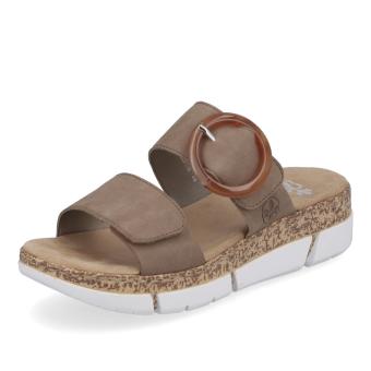 Dámské nazouváky RIEKER V2392-62 béžová S5