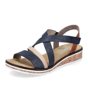 Dámské sandály RIEKER V3663-91 modrá S6