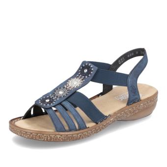 Dámské sandály RIEKER 628G9-16 modrá S6