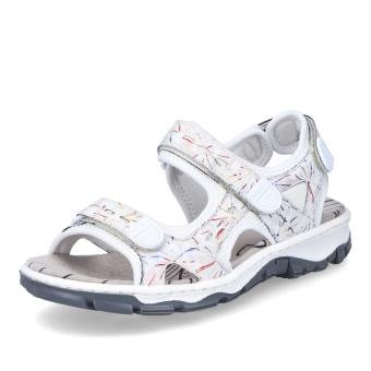 Dámské sandály RIEKER 68872-90 bílá S5