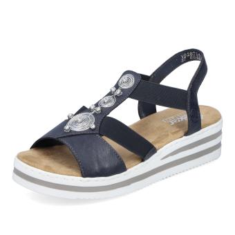 Dámské sandály RIEKER V0287-14 modrá S5