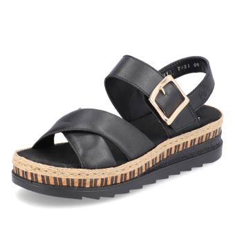 Dámské sandály RIEKER V7951-00 černá S6