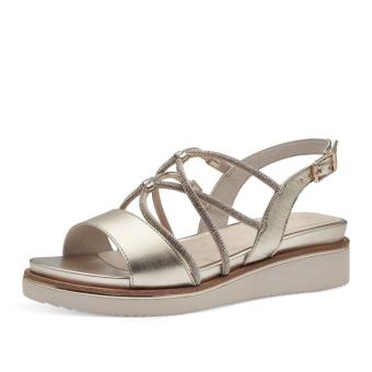 Dámské sandály TAMARIS 28257-42-933 zlatá S5
