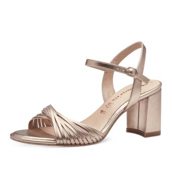 Dámské sandály TAMARIS 28324-42-943 zlatá S4