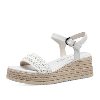 Dámské sandály TAMARIS 28059-42-100 bílá S4