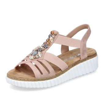 Dámské sandály RIEKER 63249-32 růžová S5