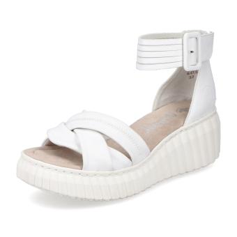 Dámské sandály RIEKER 64159-80 bílá S4