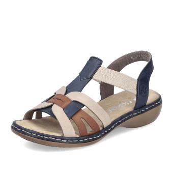 Dámské sandály RIEKER 65918-90 modrá S6