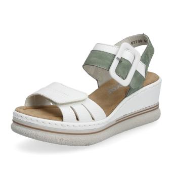 Dámské sandály RIEKER 67700-80 bílá S4