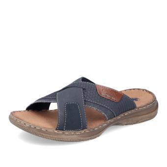 Pánské nazouváky RIEKER 21491-14 modrá S5