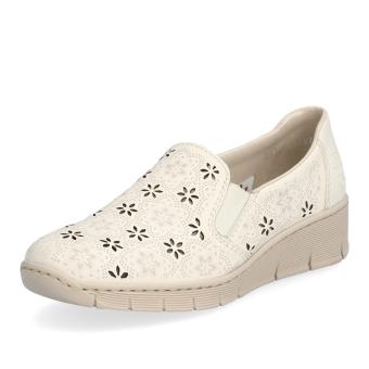 Dámské mokasíny RIEKER 53757-60 béžová S4