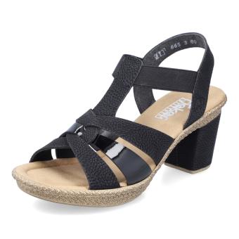 Dámské sandály RIEKER 665K3-00 černá S6