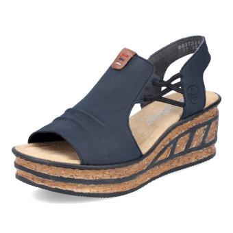 Dámské sandály RIEKER 68175-14 modrá S6