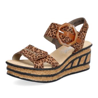 Dámské sandály RIEKER 68176-90 hnědá S4