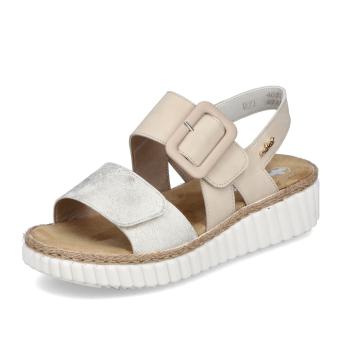 Dámské sandály RIEKER 69260-60 béžová S6