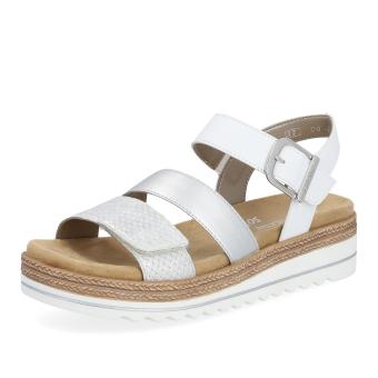 Dámské sandály REMONTE D0Q55-90 stříbrná S5