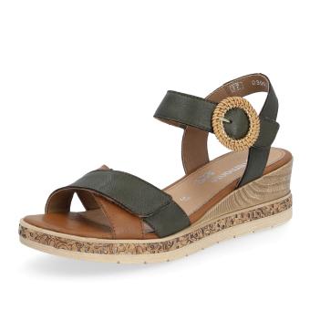 Dámské sandály REMONTE D3067-52 zelená S4