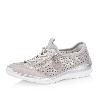 Dámské polobotky RIEKER L32P6-90 béžová S6