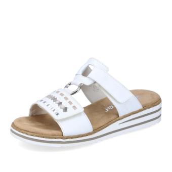 Dámské nazouváky RIEKER V0636-80 bílá S5