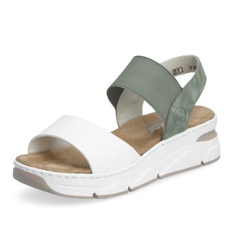 Dámské sandály RIEKER V2001-80 bílá S4