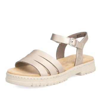 Dámské sandály RIEKER V4254-90 zlatá S4