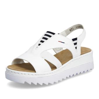 Dámské sandály RIEKER V44Y5-80 bílá S6