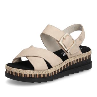 Dámské sandály RIEKER V7951-60 béžová S5