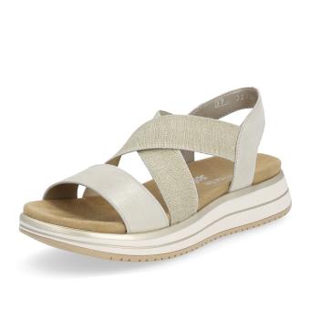 Dámské sandály REMONTE D1J50-90 zlatá S5