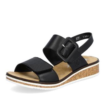 Dámské sandály RIEKER V3667-00 černá S5